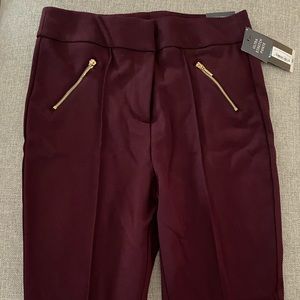 Burgundy Dress Pants - STRETCHY!